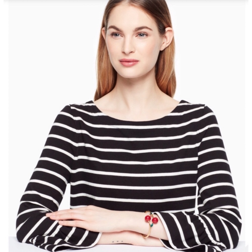 New Kate Spade Ma Chèrie Cherry Open Hinged Cuff - Picture 2 of 3